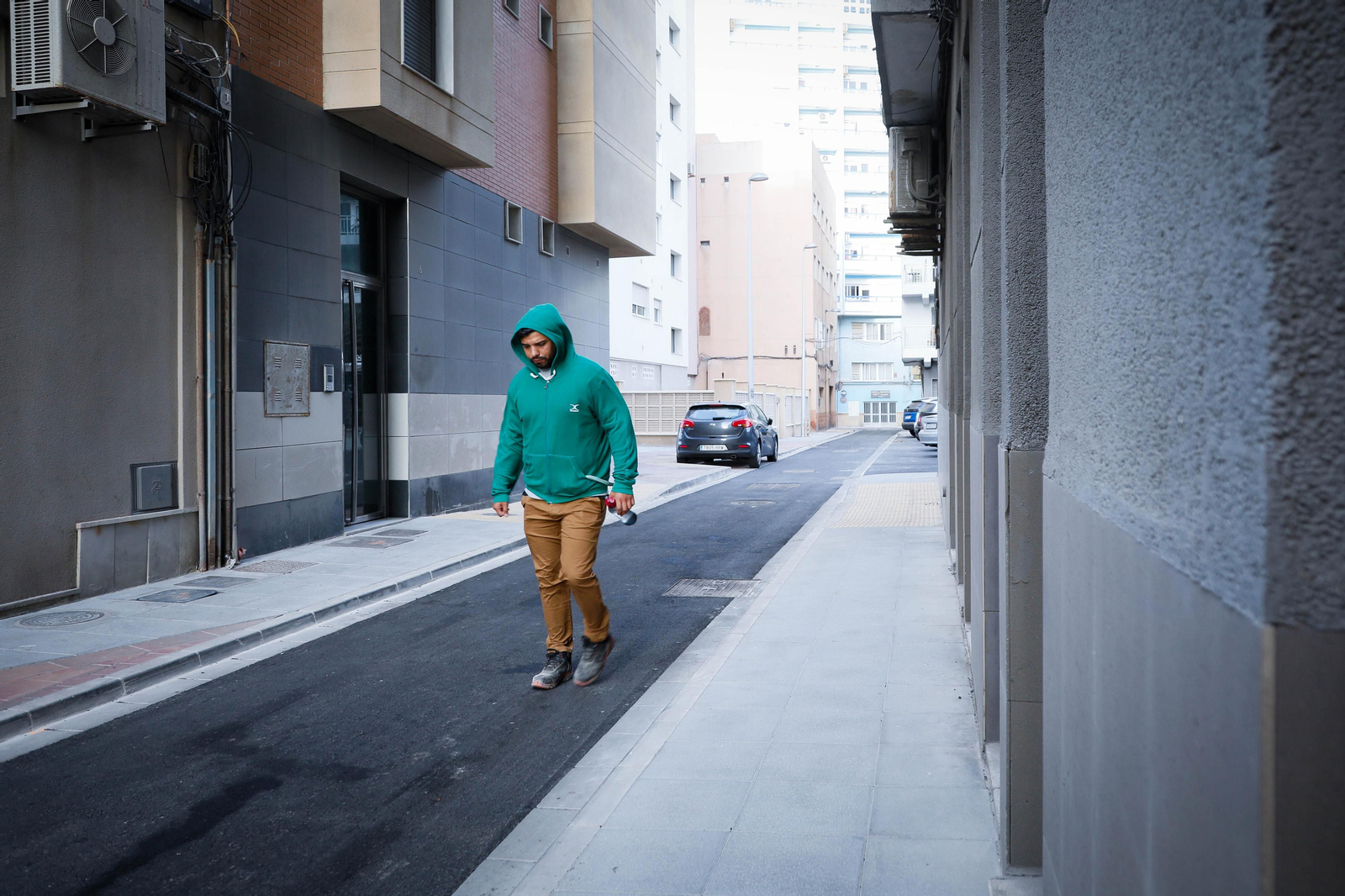 Imágenes de las calles en obras