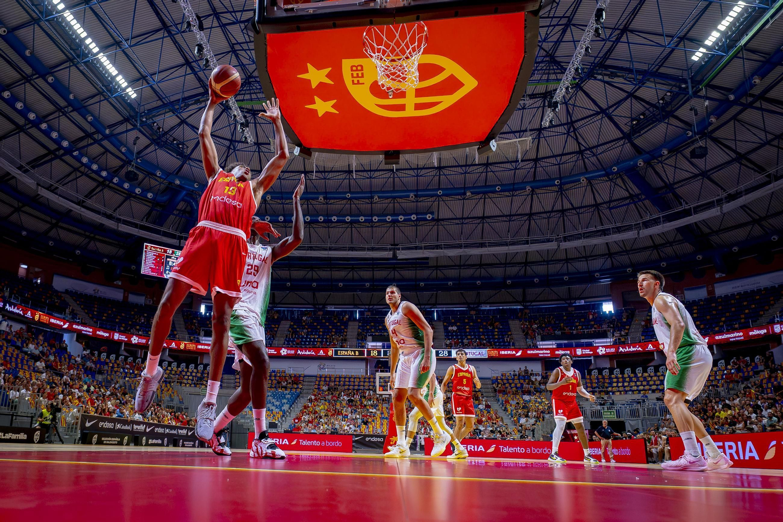 España B - Portugal en Málaga, en fotos