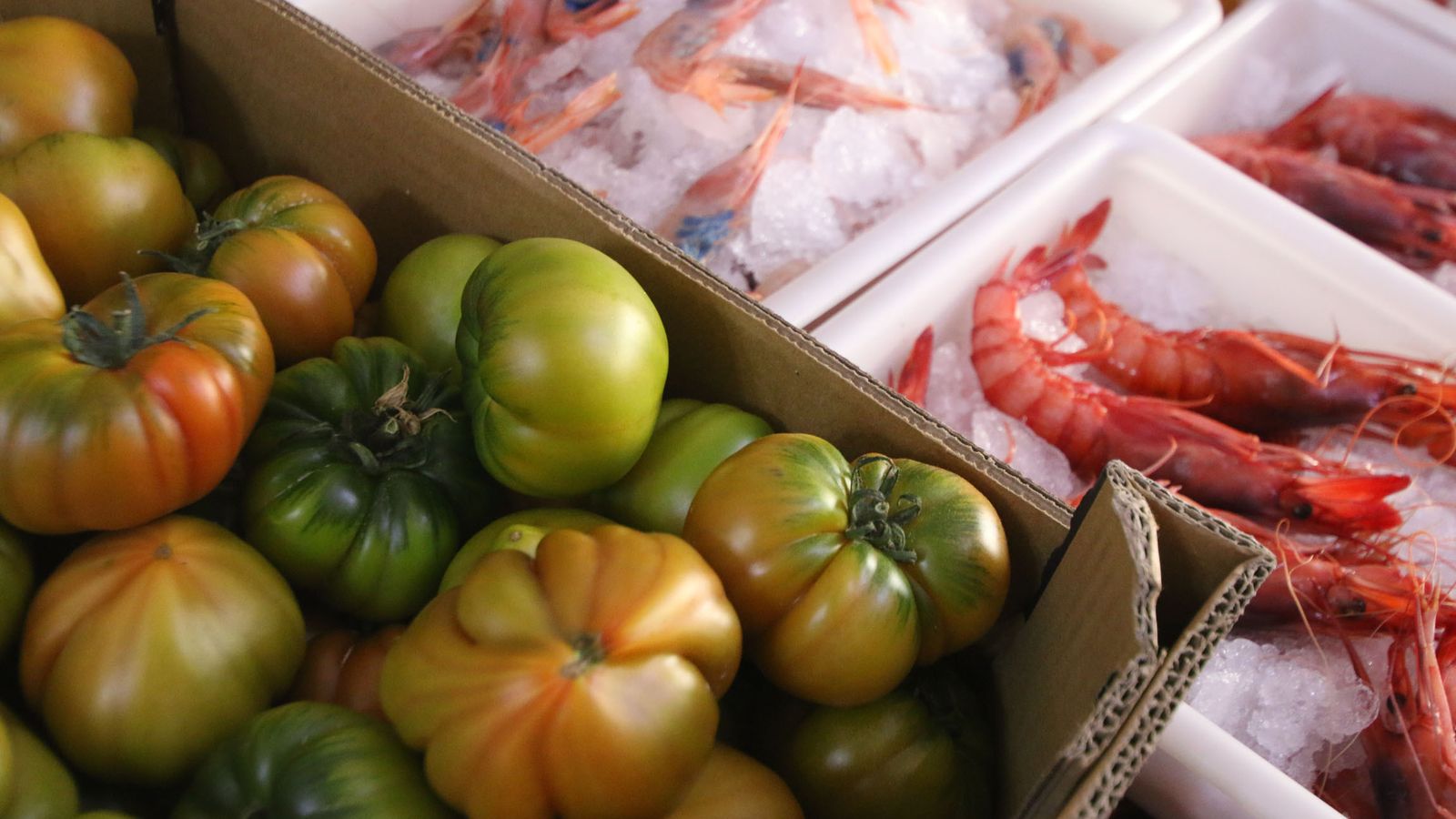 El producto fresco que se sirve en Casa Joaquín.