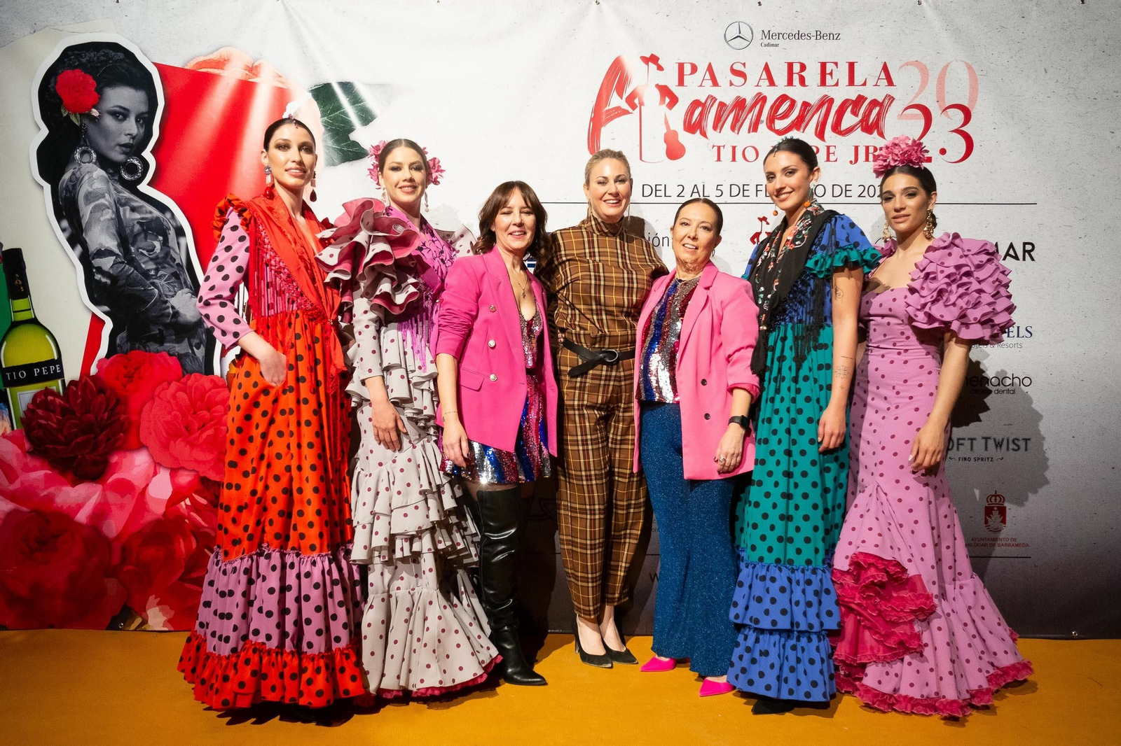 Desfile de Rocío Martín de Gitana en la Pasarela Flamenca Jerez Tío Pepe 2023