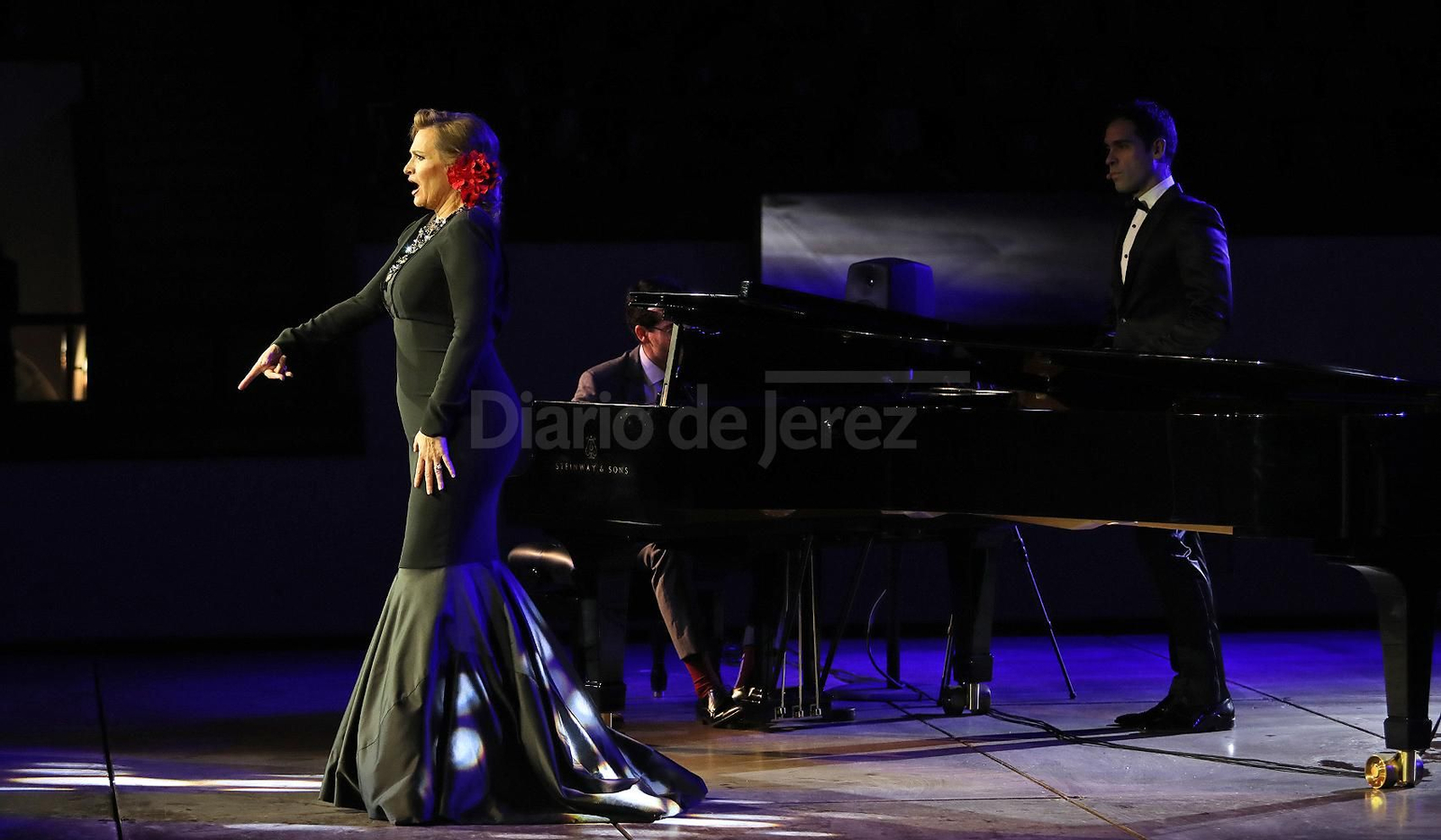 Imágenes de la Gala de la Real Escuela del Arte Ecuestre, sublime Ainhoa Arteta bailando con los 'Caballos Andaluces'