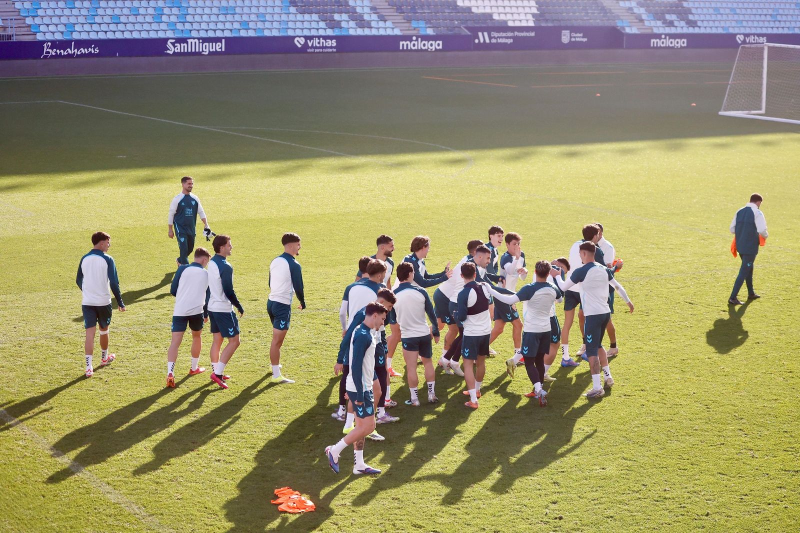 El Málaga CF se prepara para asaltar El Arcángel
