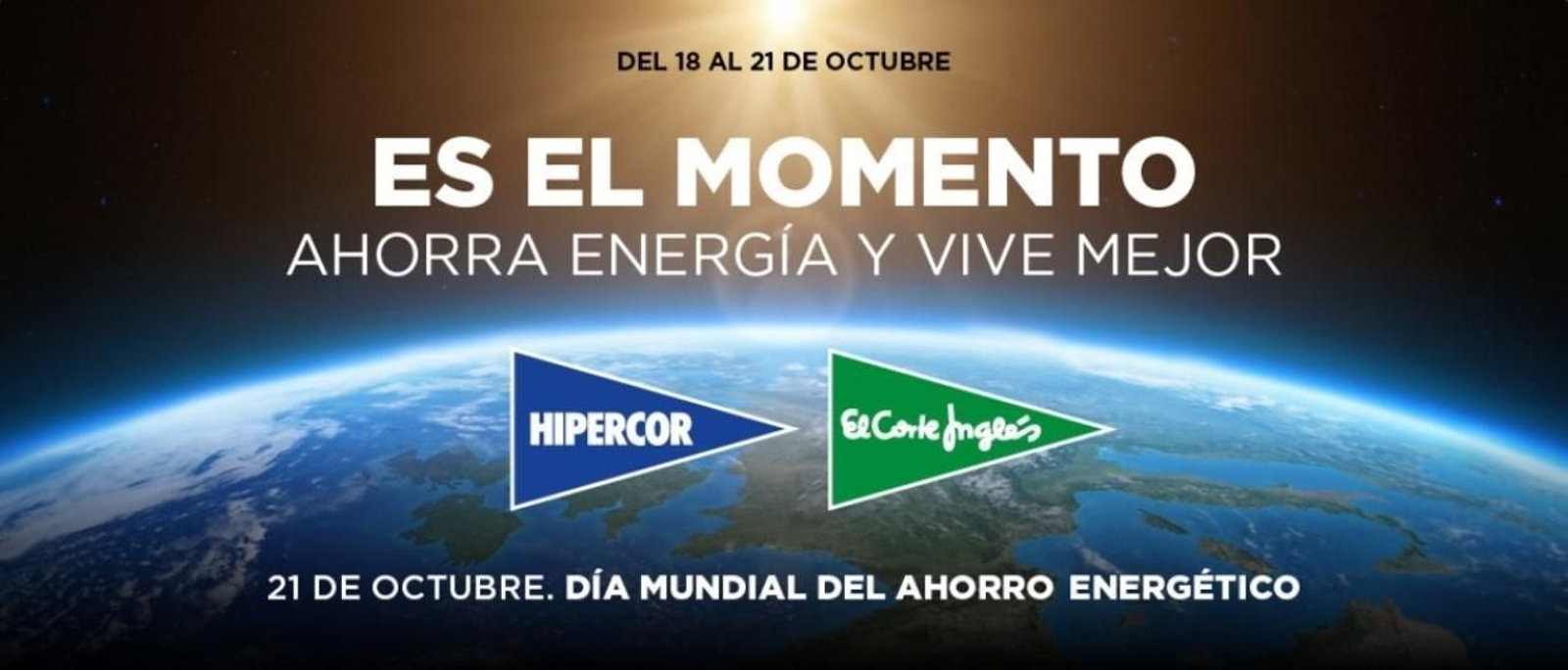 Cartel del Día Mundial del Ahorro Energético.