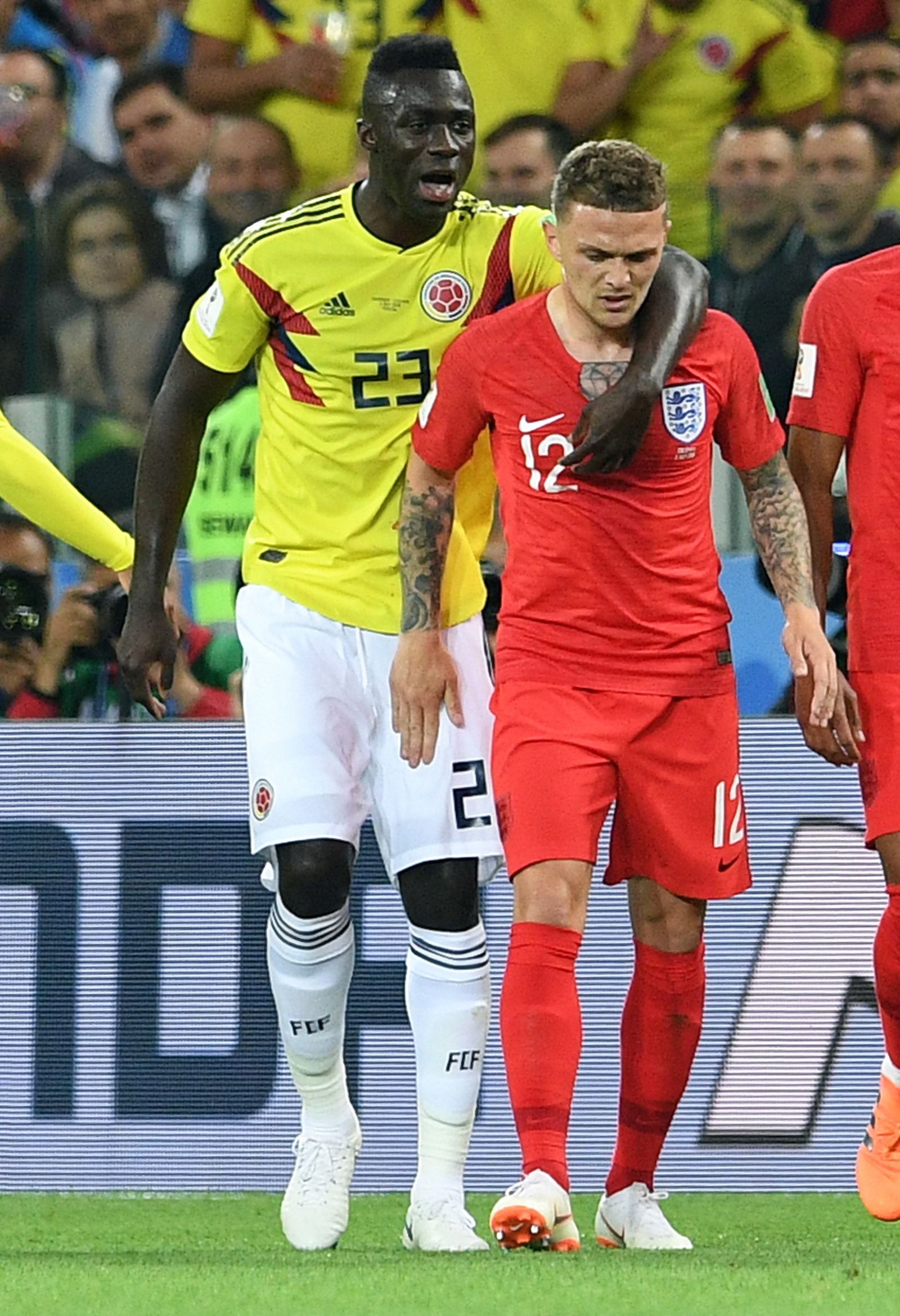 Las imágenes del Colombia-Inglaterra