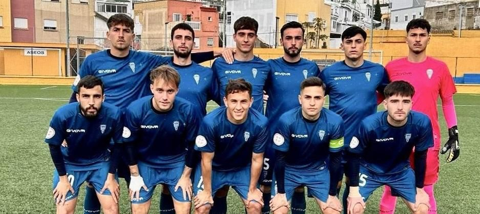 Formación inicial del Córdoba B ante el Ceuta B.