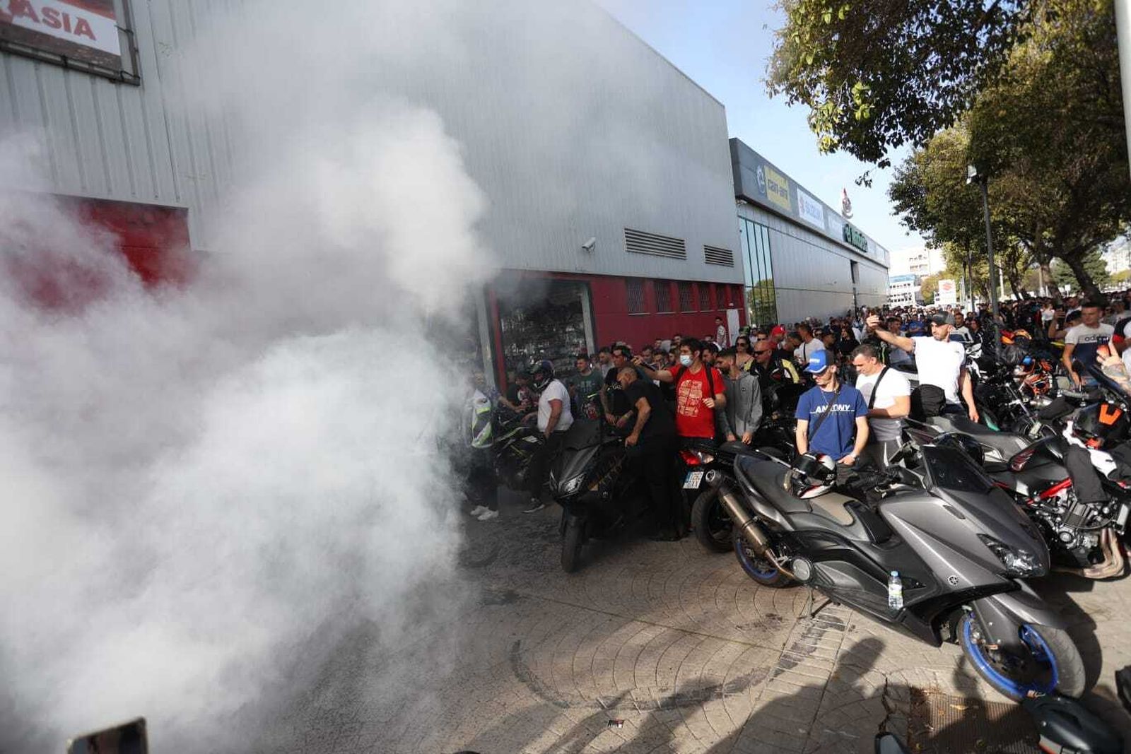 Ambiente motero del viernes del Gran Premio de MotoGP en Jerez