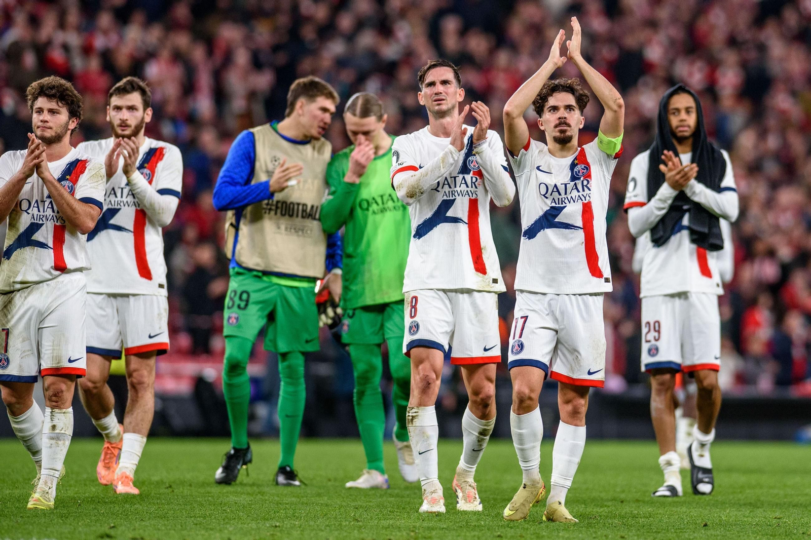 El Athletic Club-PSG, en imágenes