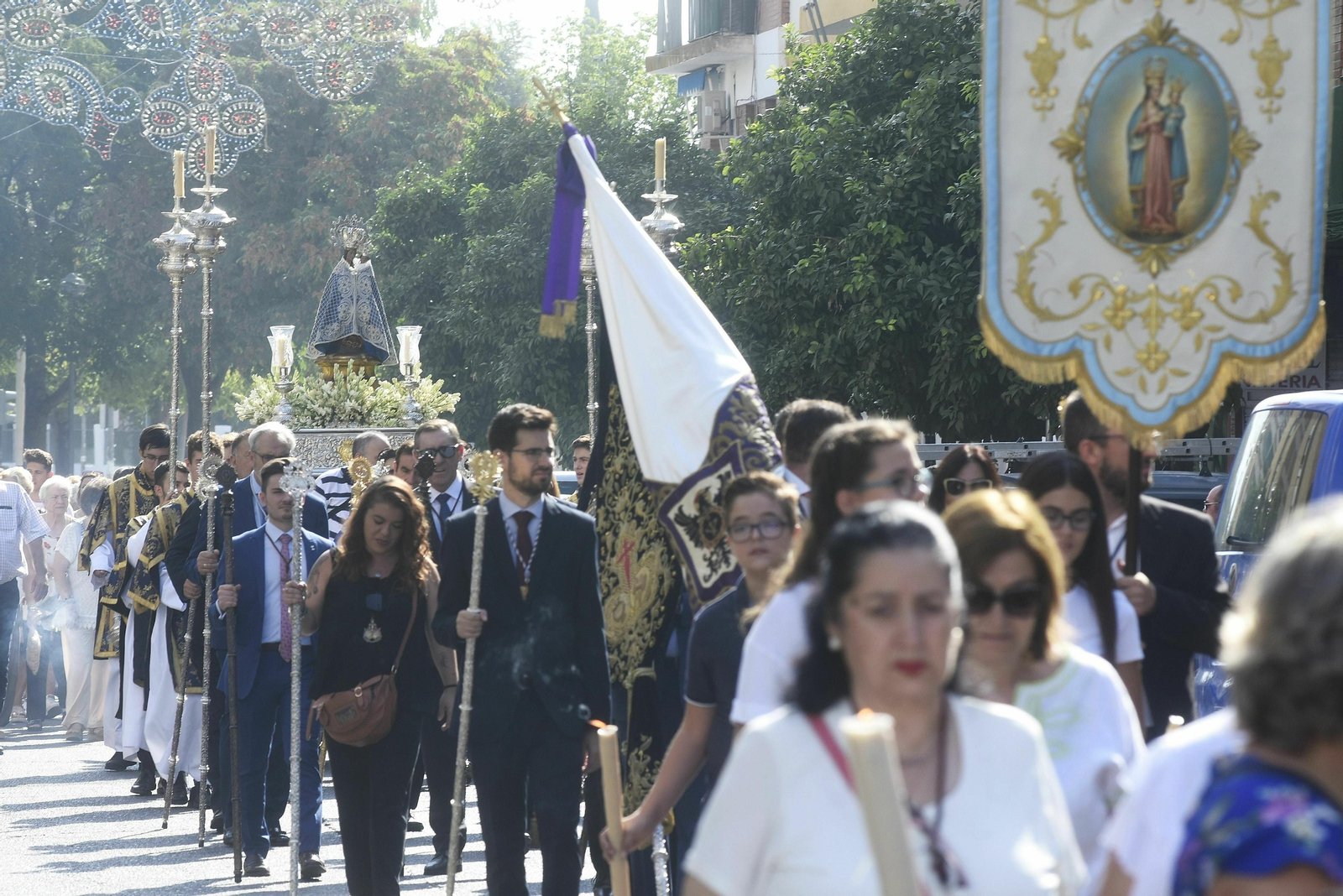 El primer traslado de la Fuensanta en el 25 aniversario de su Coronación, en fotografías