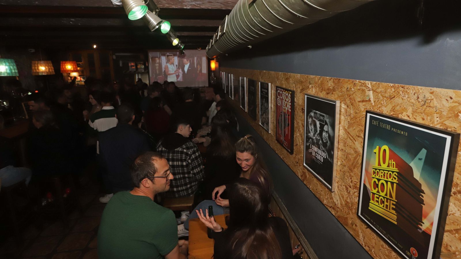 Fotos del X Festival Cortos con Leche en el Café Teatro