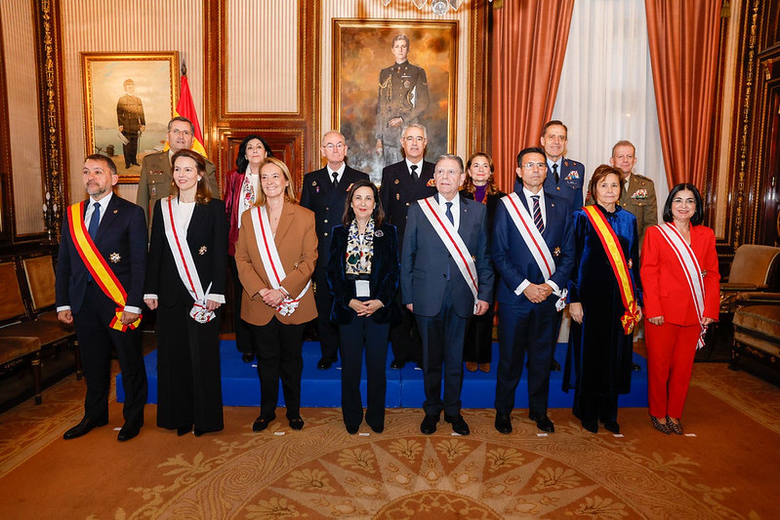 Foto de familia tras el reconocimiento
