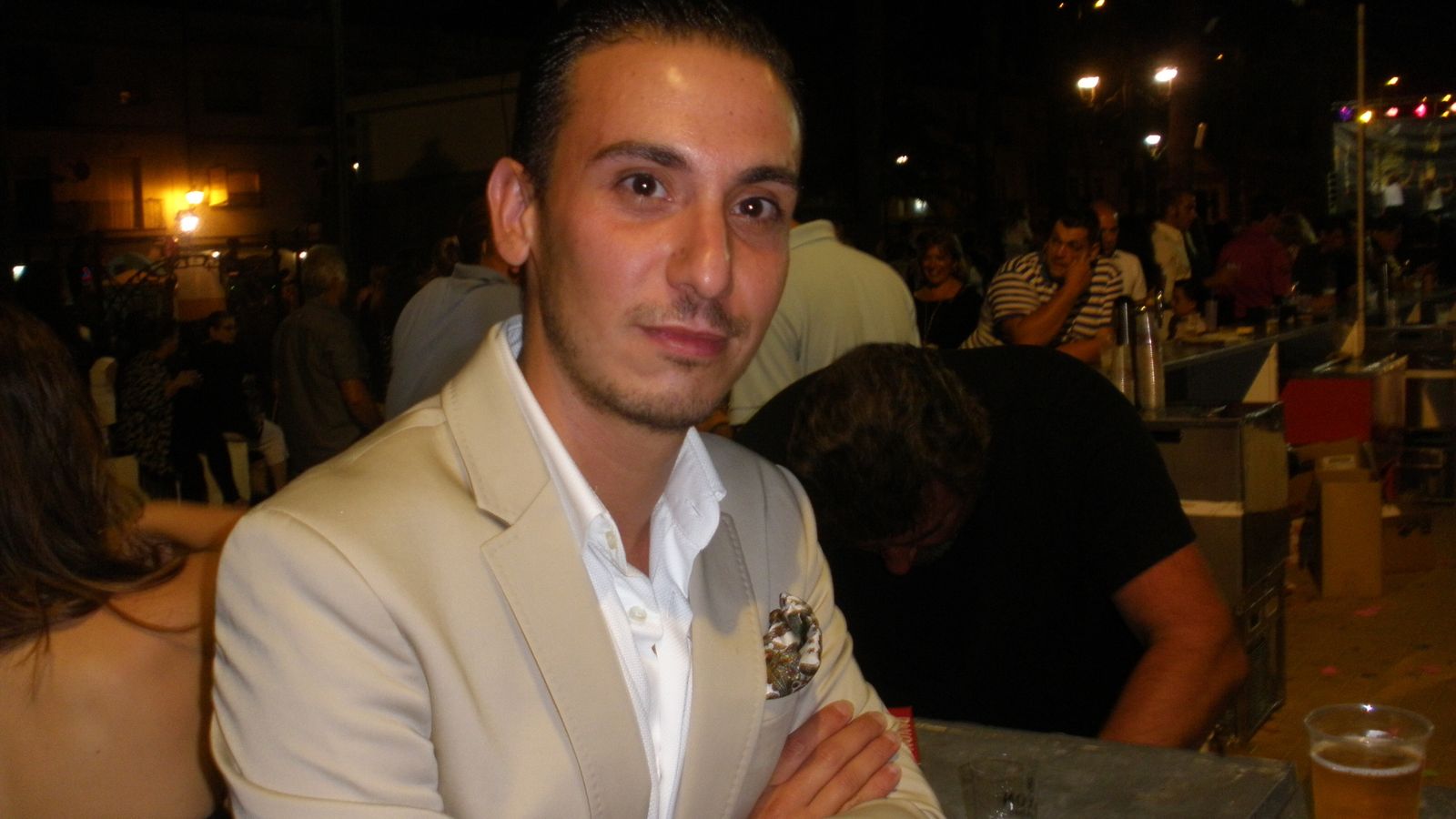 Víctor Raposo, durante una fiesta de carnaval.