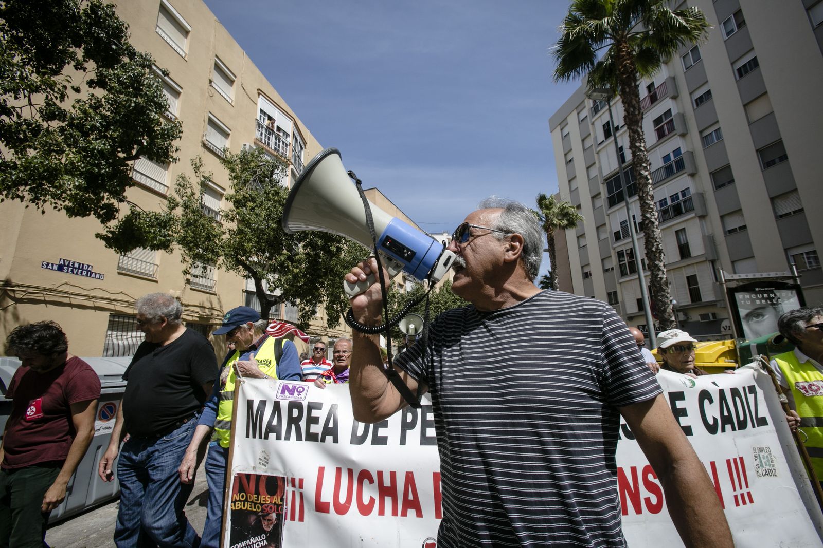 Imágenes de las otras dos manifestaciones del Primero de Mayo en Cádiz