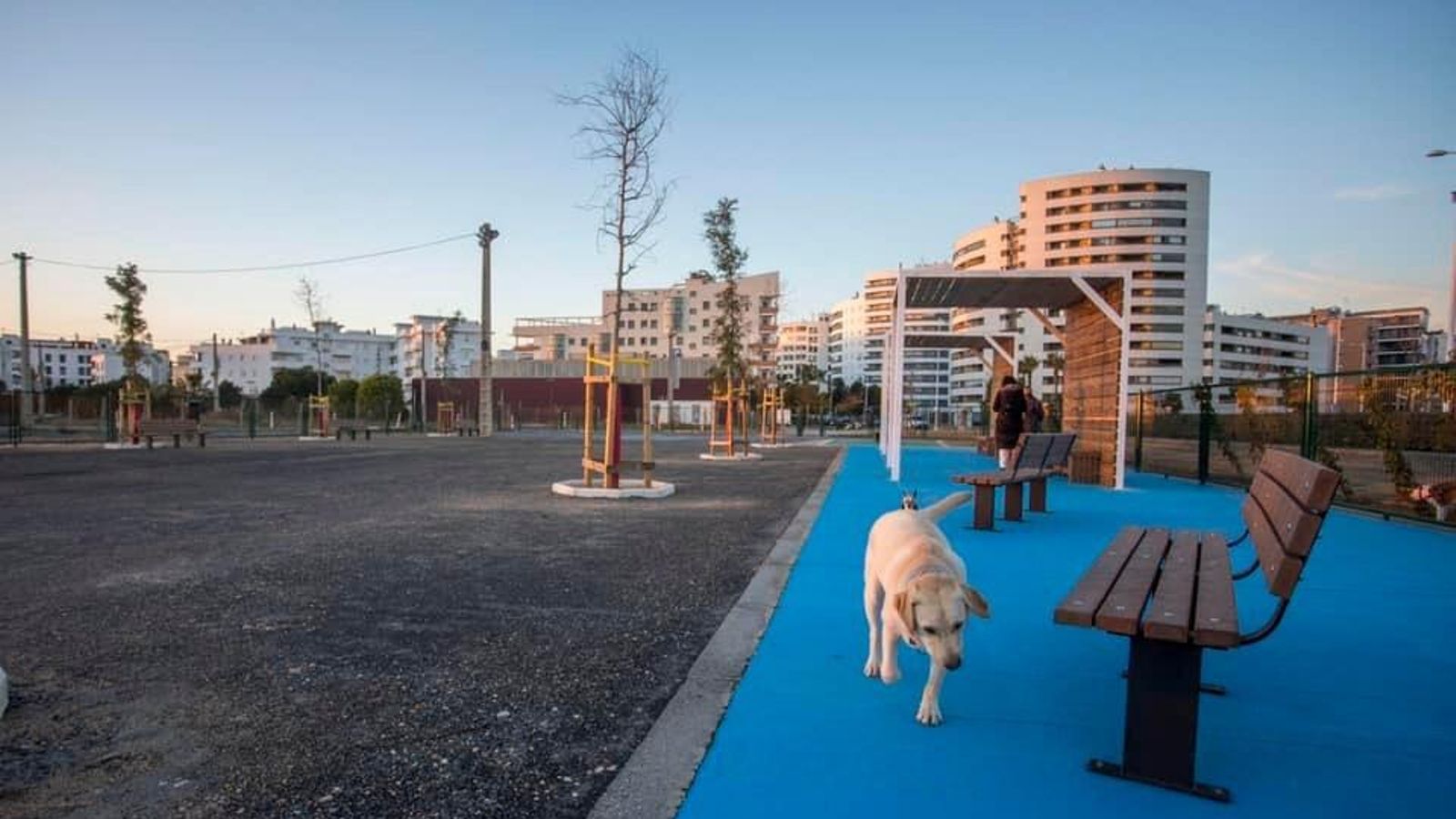 Así es el nuevo parque para perros de Huelva