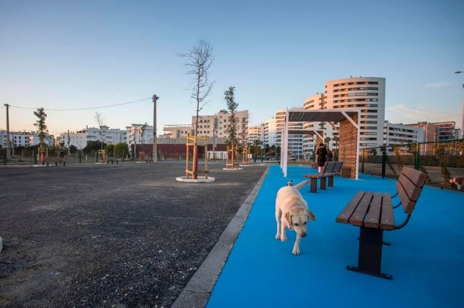 Así es el nuevo parque para perros de Huelva