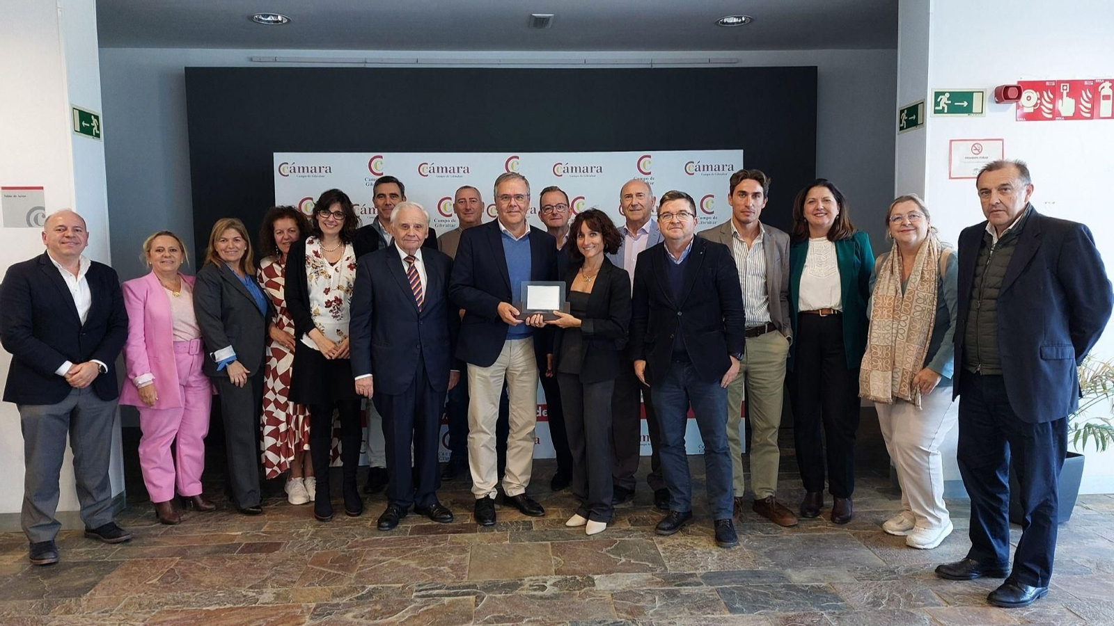 Reconocimiento de la Cámara de Comercio a la Escuela de Ingeniería de Algeciras.