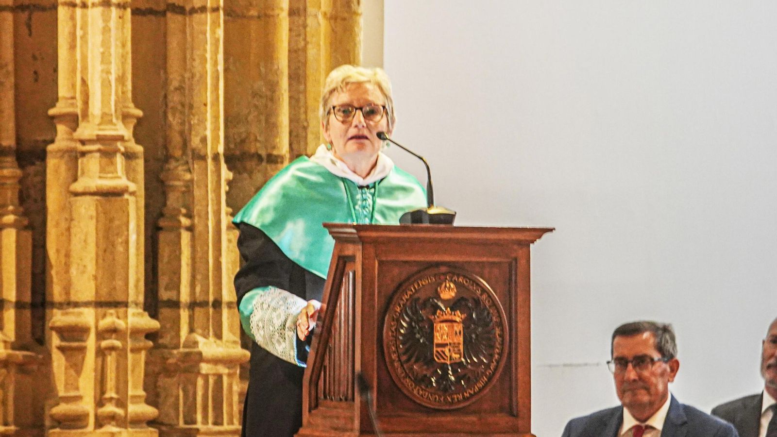 Dorothy Kelly, en la lección inaugural.