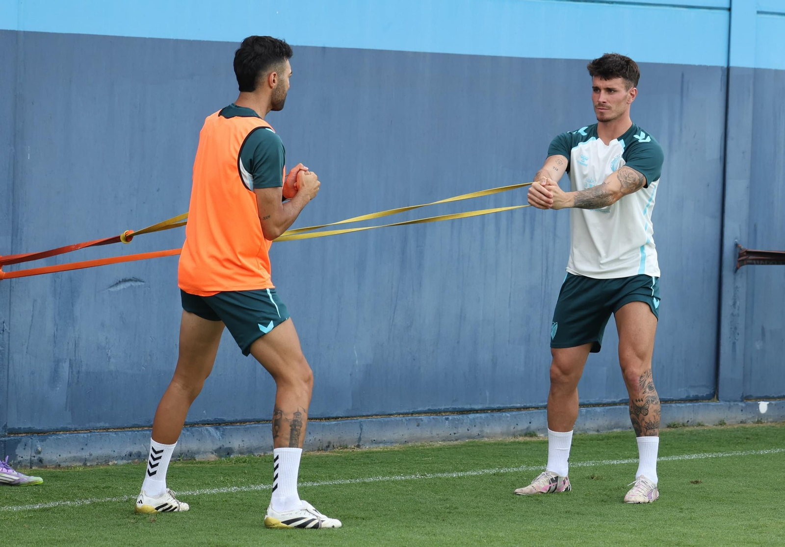 Javi Montero ya trabaja con el Málaga CF en el Anexo de La Rosaleda