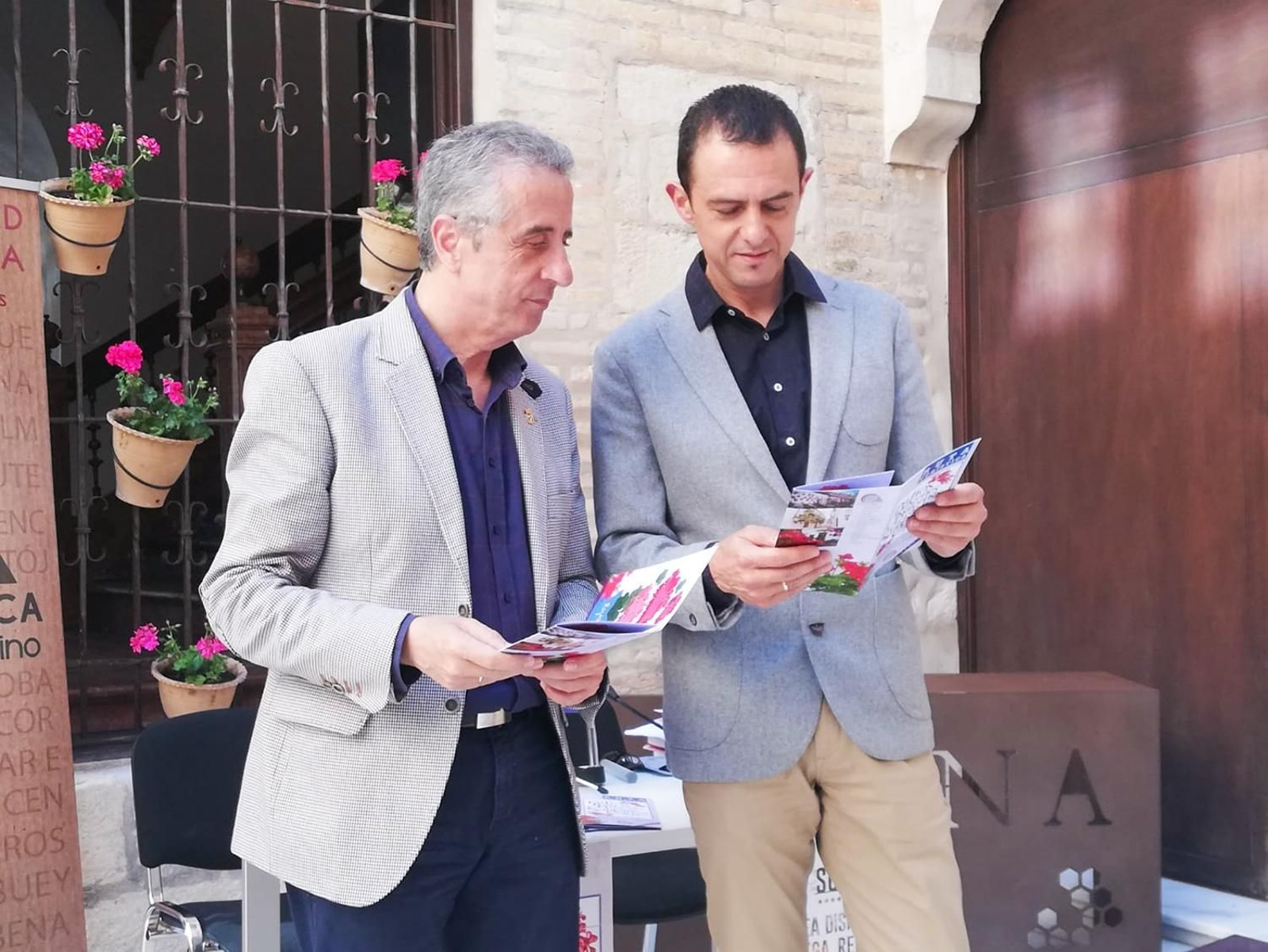 Juan Pérez y Manuel Lara, en la presentación de la iniciativa