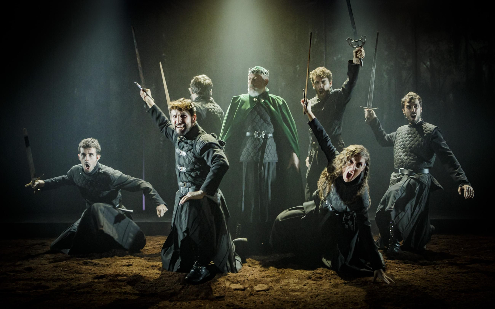 Representacion de la obra 'Macbeth'.