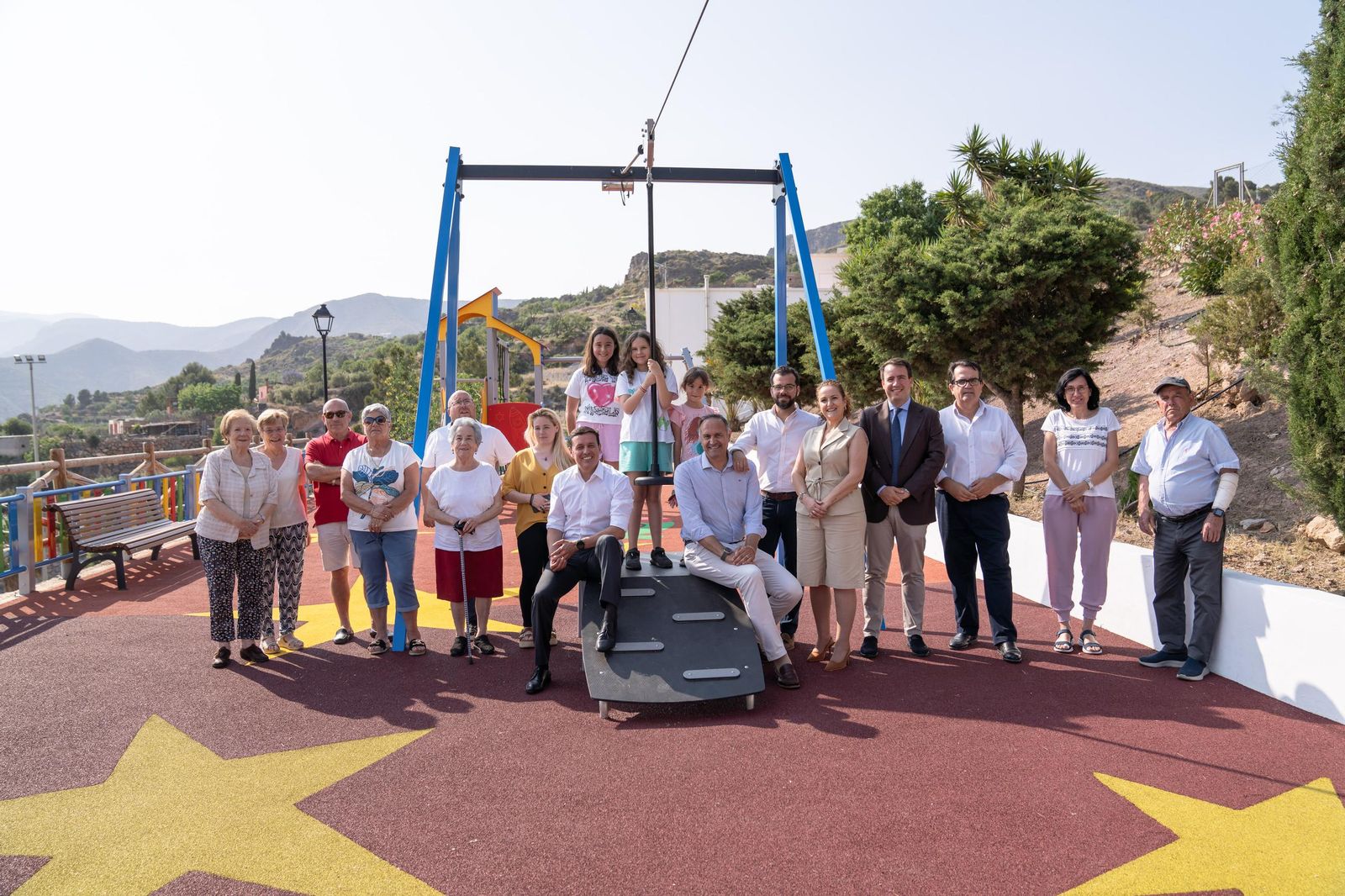 Inauguración del nuevo parque infaintl y de ocio de Felix.