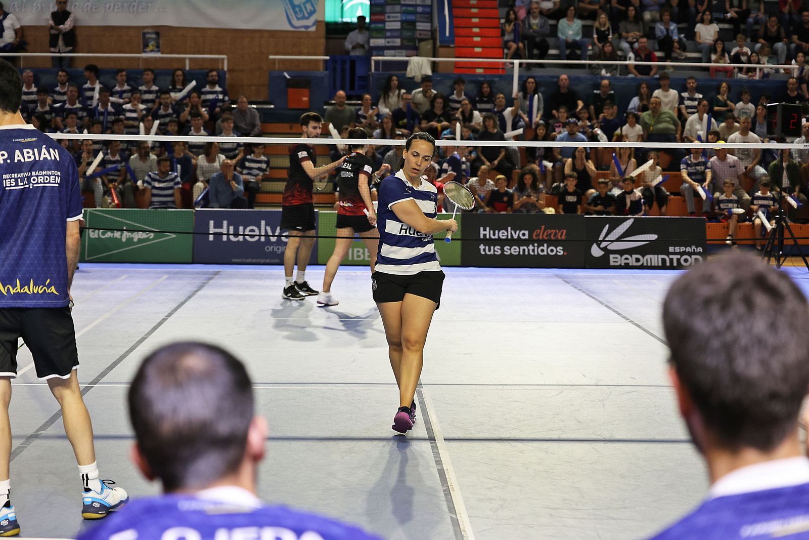 Imágenes de la final de liga de bádminton entre el IES La Orden y La RInconada