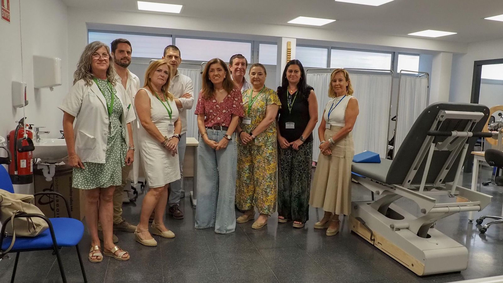Sala de fisioterapia del centro de salud de la avenida del Aeropuerto