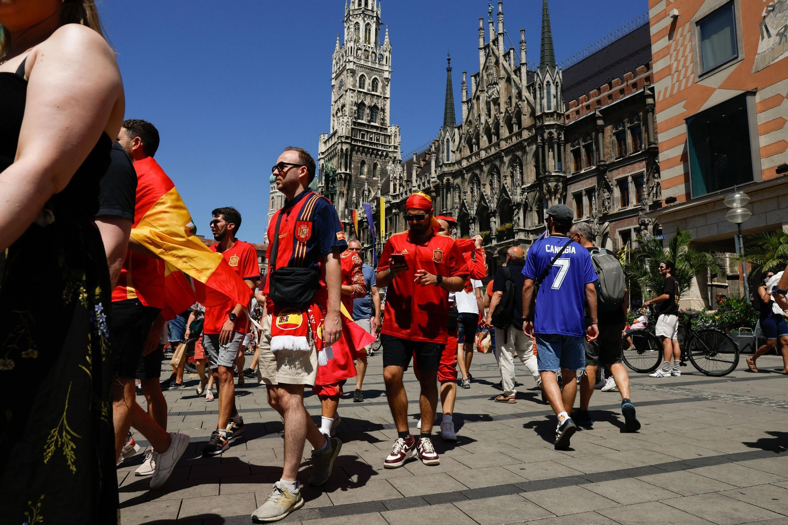 Las mejores imágenes del España - Francia