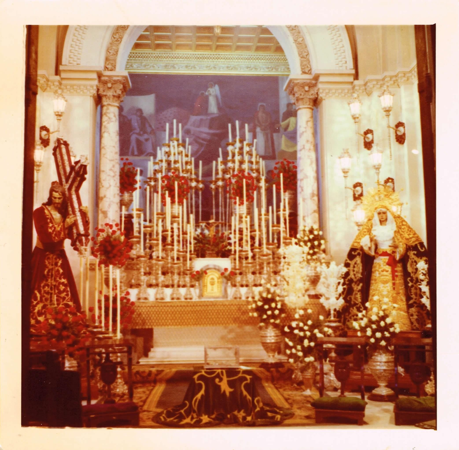 Triduo cuaresmal de la Archicofradía en Santo Domingo en 1975