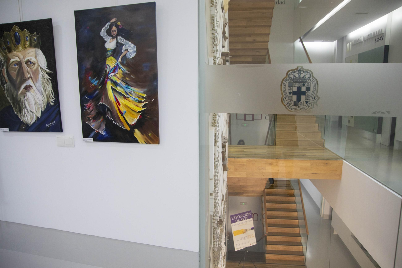 Las imágenes de la exposición de arte de la Escuela de Artepintura de Almería