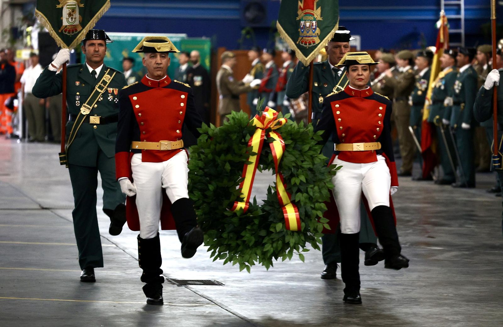Celebración del día del Pilar en la Guardia Civil