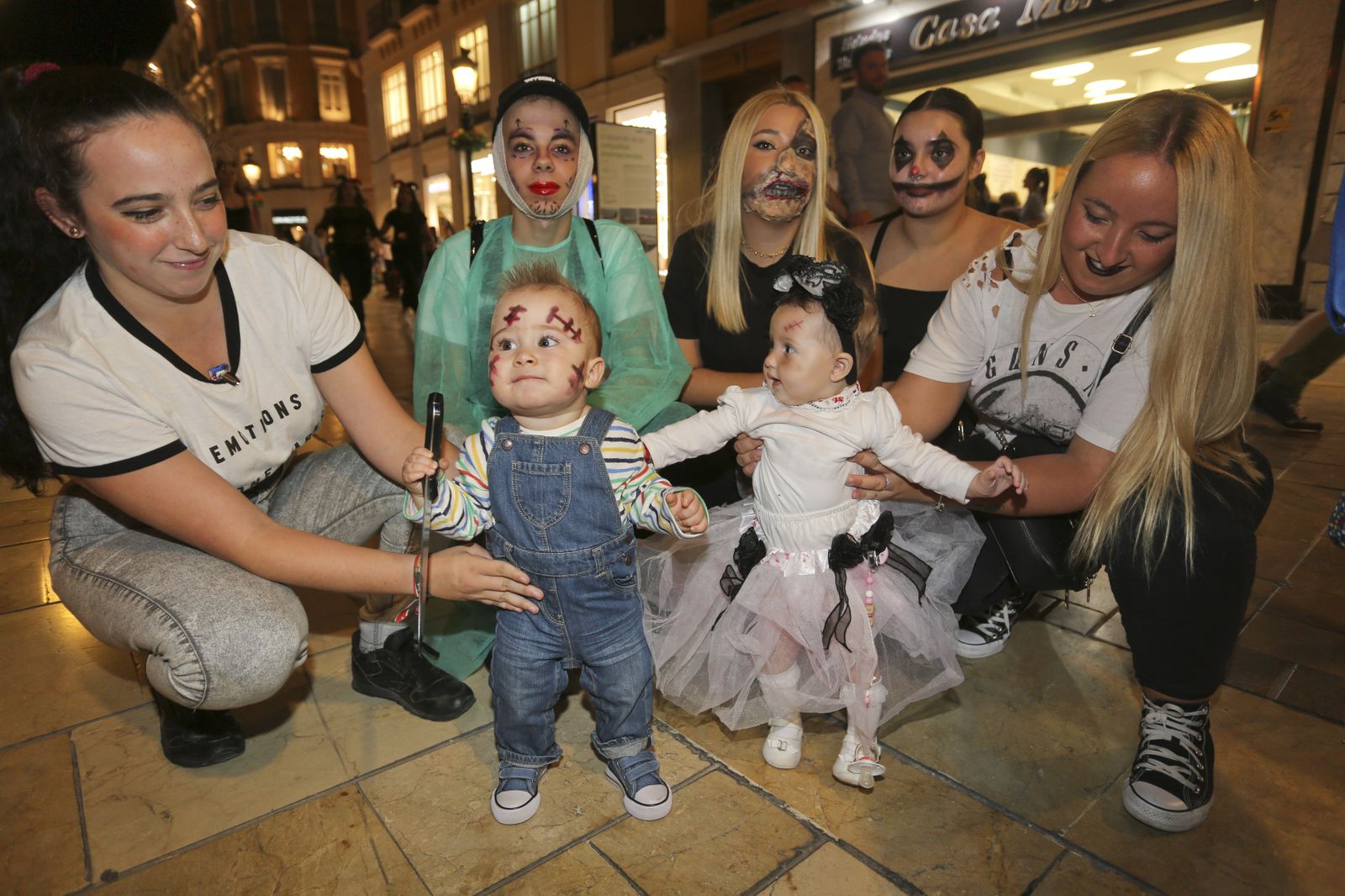 Las fotos de la noche de Halloween en Málaga
