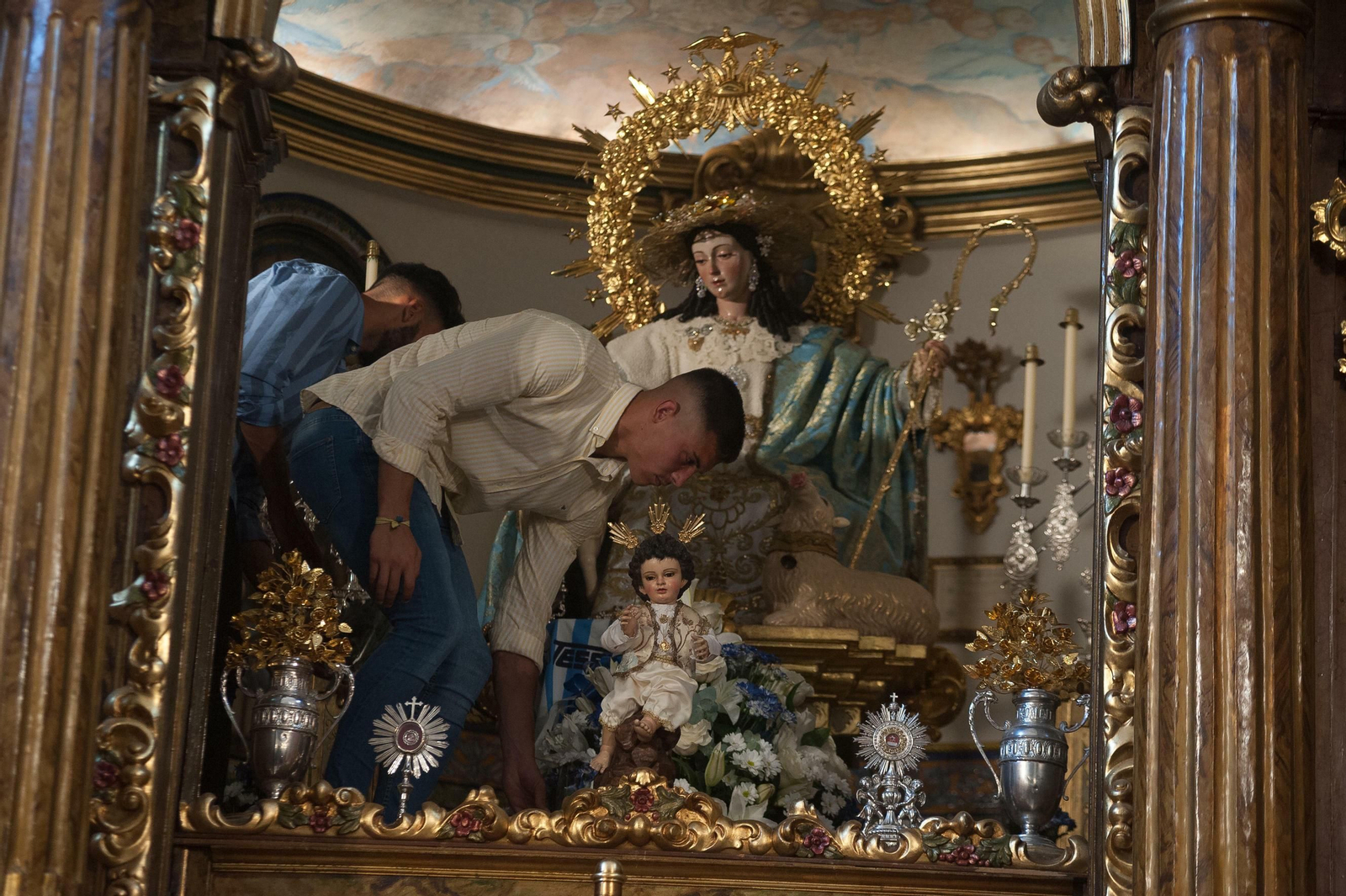 Las fotos del Málaga CF en la Divina Pastora