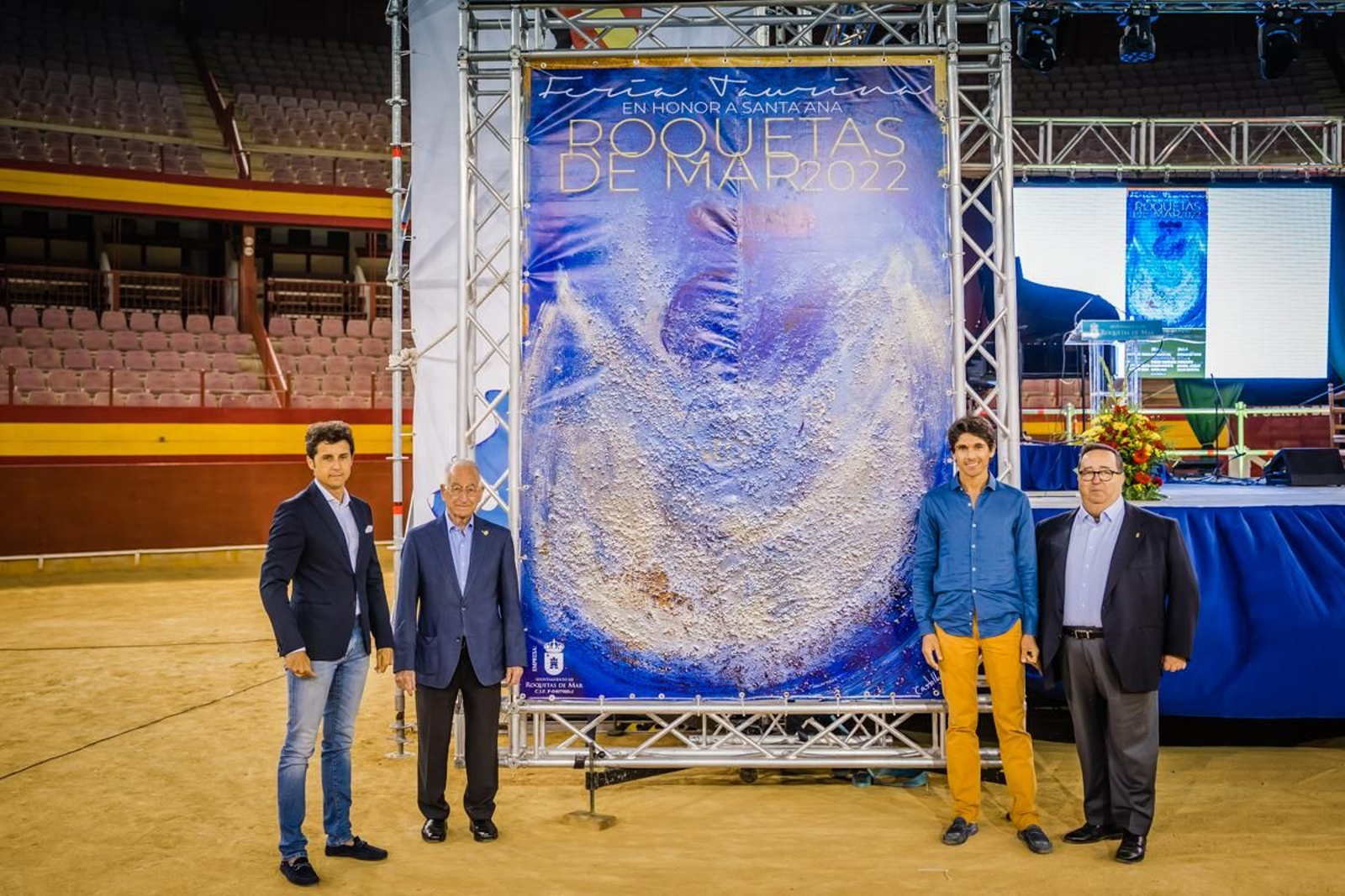 Presentación del cartel de la feria taurina de Roquetas de Mar.