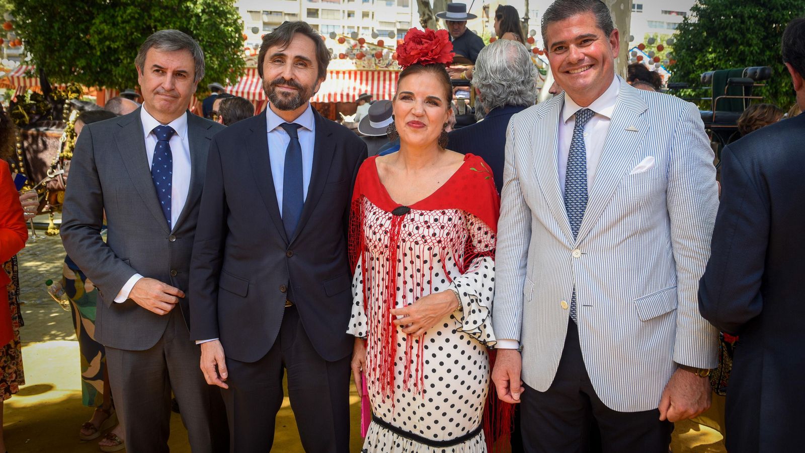 Rafael Sánchez Durán, Ignacio Jiménez Soler, Victoria Herrera y Manuel Parejo.