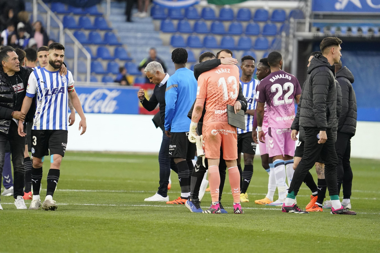 El Alavés - Málaga CF, en fotos