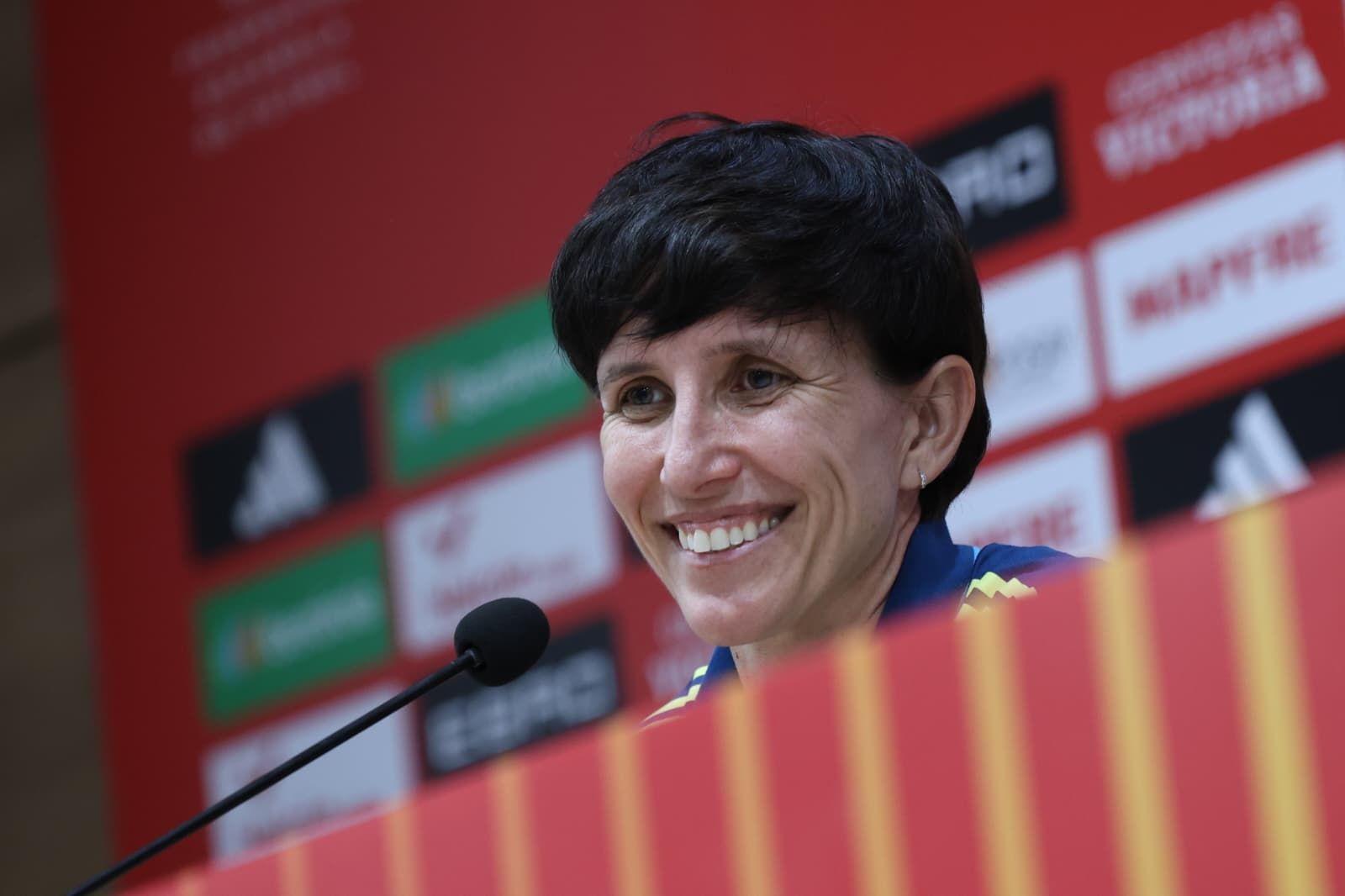 Sonia Bermúdez, en la rueda de prensa.