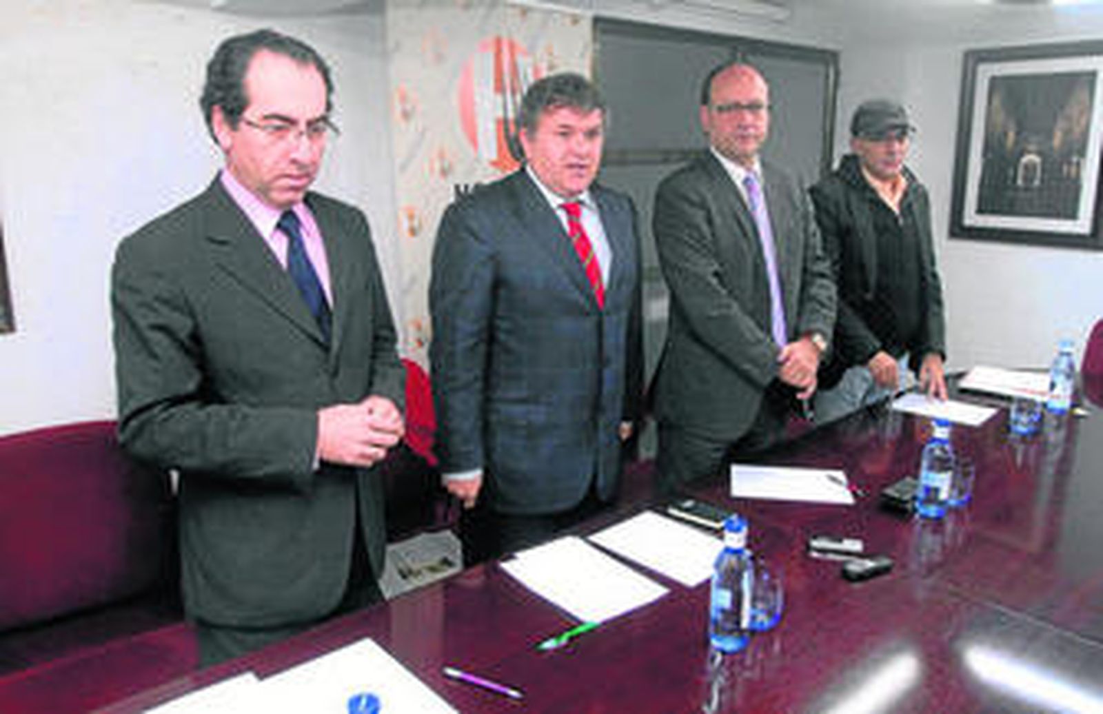 Antonio Álvarez, Antonio Palacios, Rafael Fernández Chinchilla y Antonio Medina.