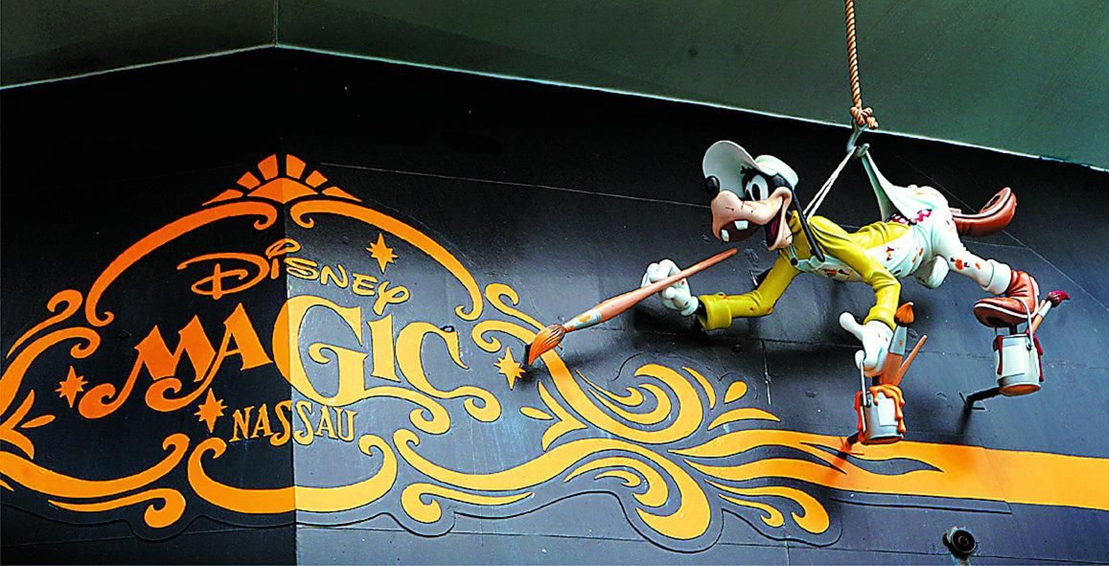Los cruceros Disney son siempre bien recibidos al son de una de sus sintonías más conocidas