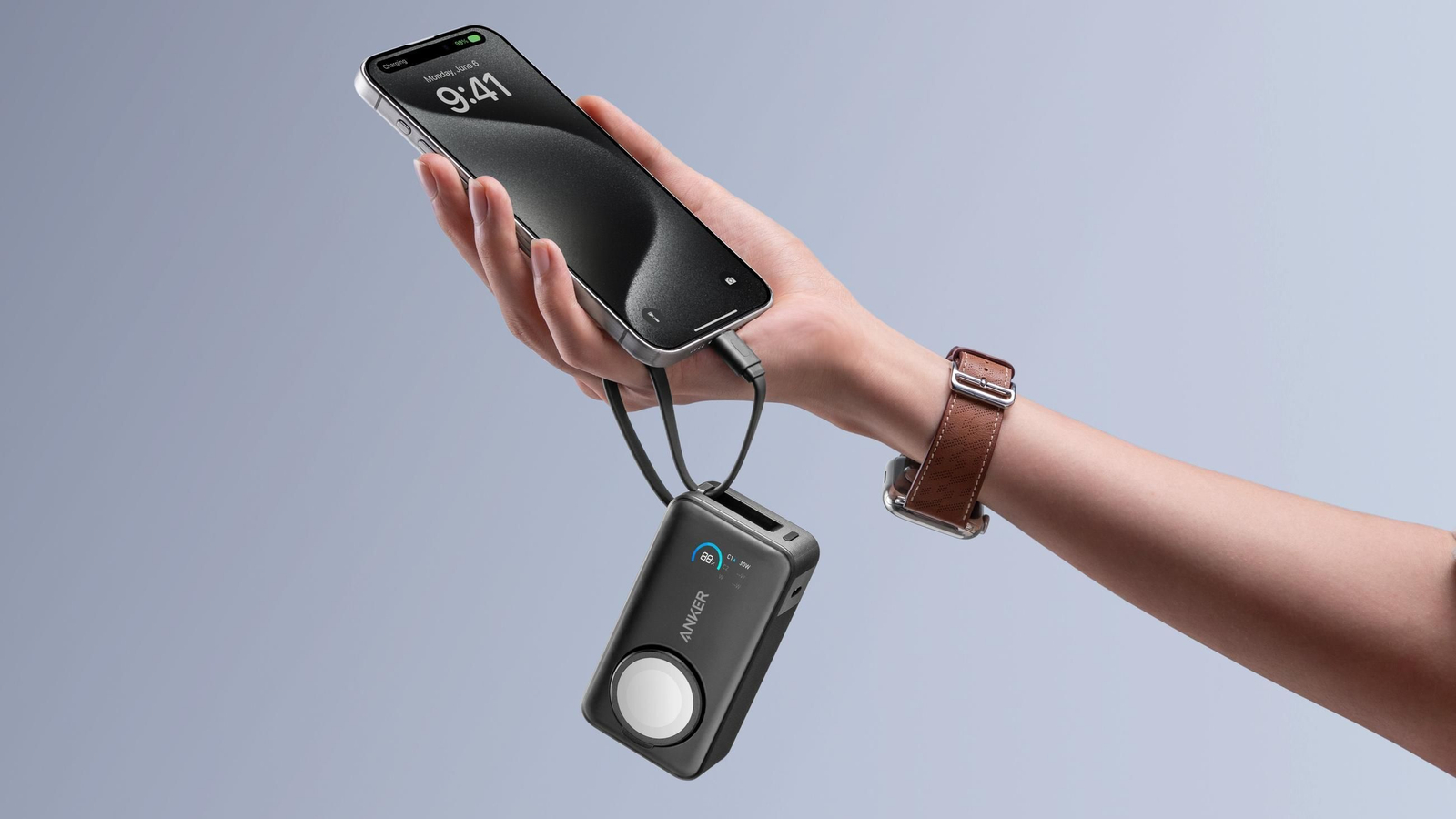 Anker MagGo Power Bank (10K, 35W, para Apple Watch)