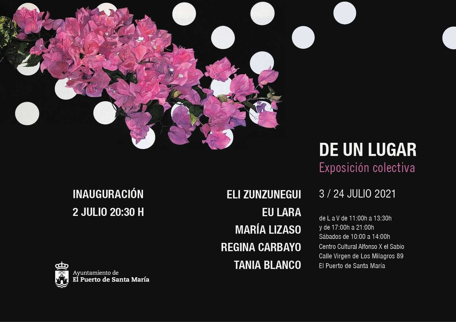 La muestra se inaugurará este viernes 2 de julio a las 20:30 horas.