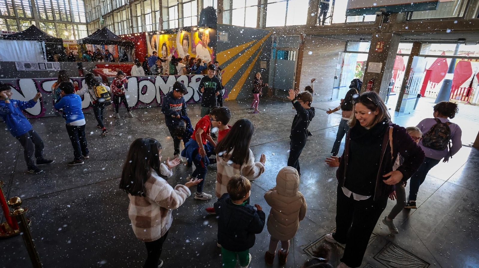 Nevada este lunes en Juvelandia.