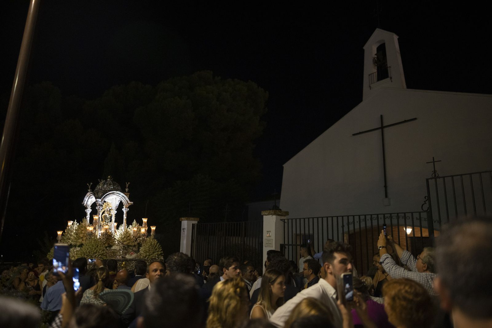 Imágenes de la recogida de la Virgen de la Cinta 2022