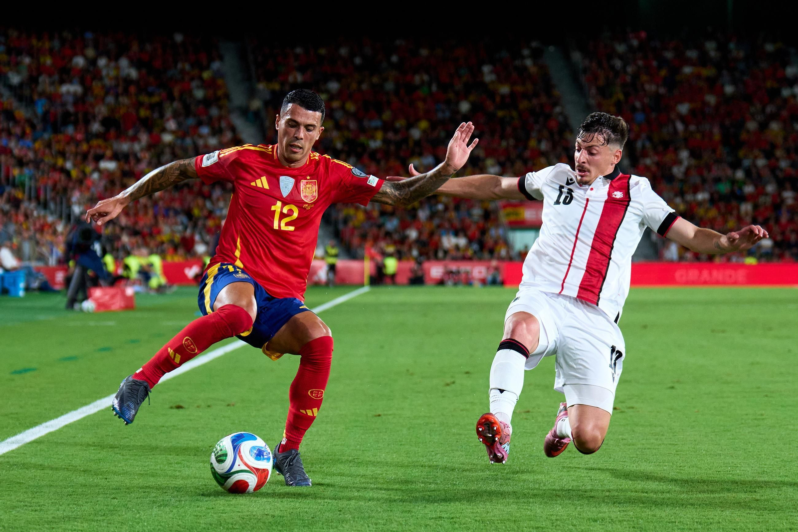 Las mejores fotos del España-Georgia