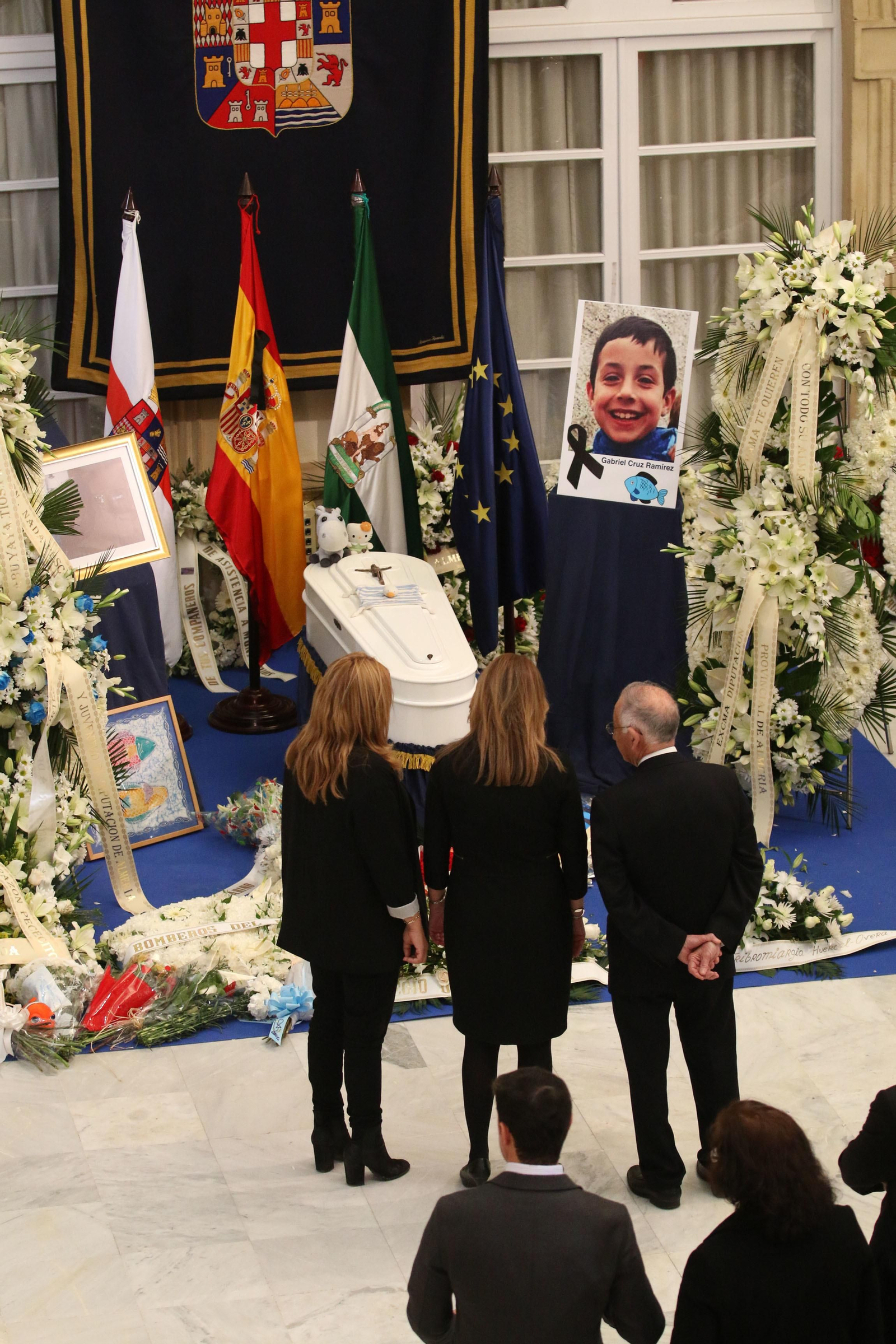 Las imágenes de la capilla ardiente por Gabriel