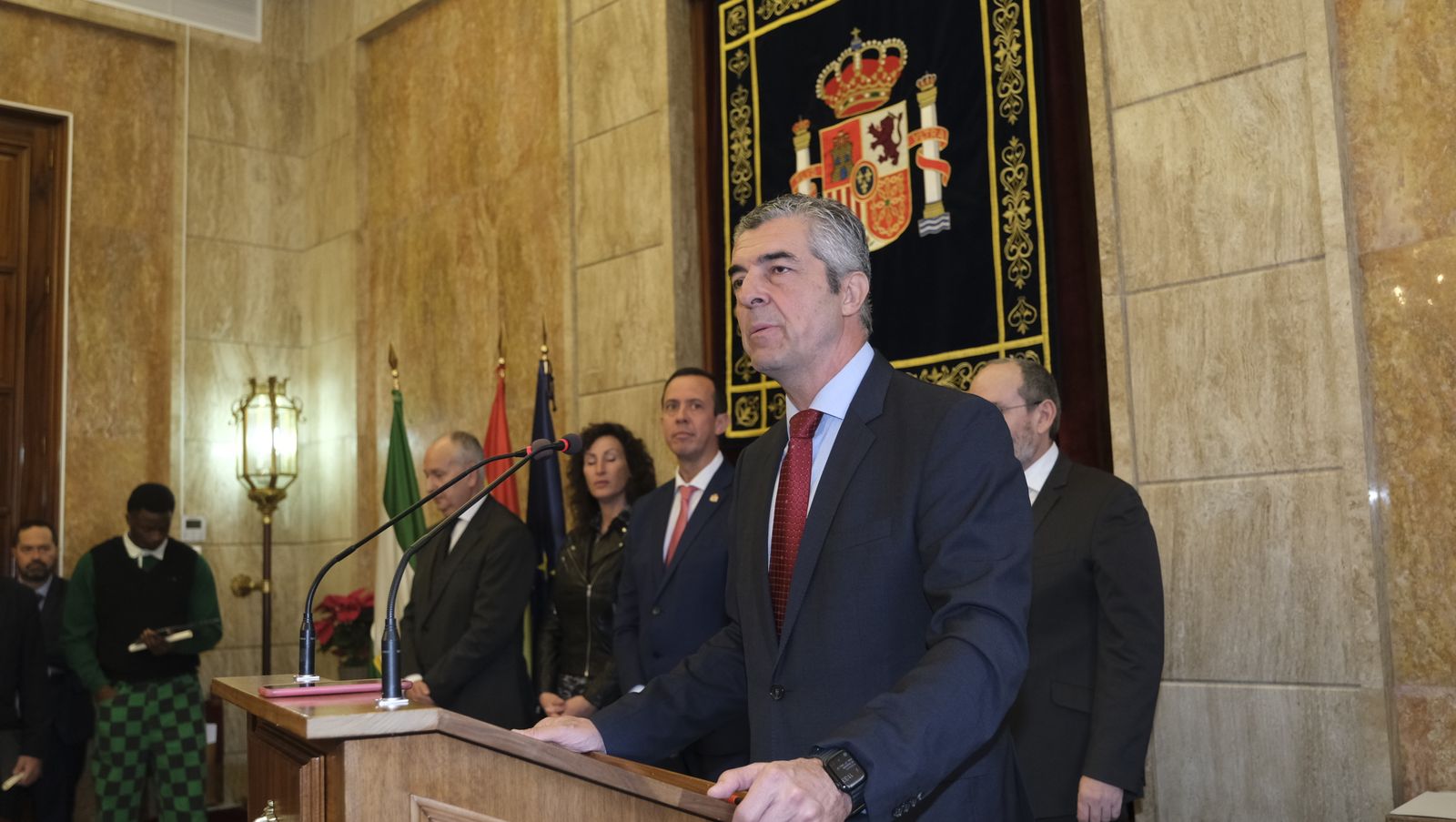 Imágenes del acto del Día de la Constitución en la Subdelegación del Gobierno de Almería