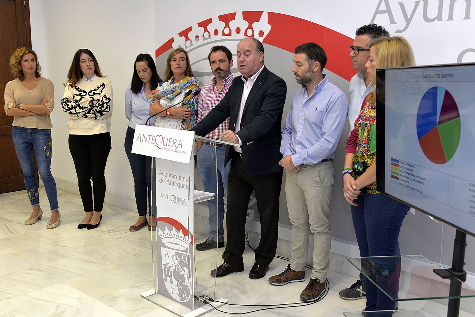 Presentación de las cuentas municipales para 2018.