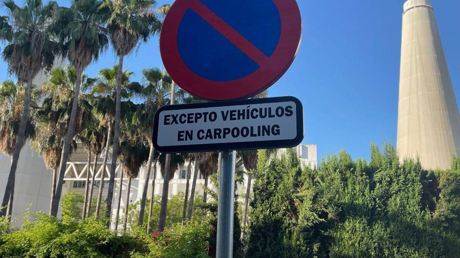 Sevilla TechPark estrena señal para vehículos compartidos.