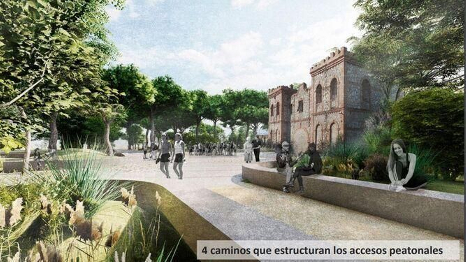 Una de las infografía del proyecto del Campamento Benítez.