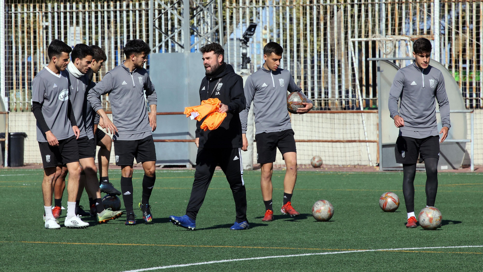 Entrenamiento de Juan Pedro 'El Pirata' con el Xerez CD