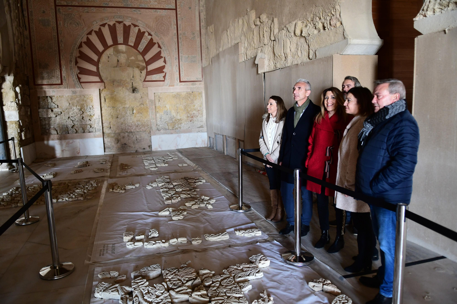 La restauración del Salón Rico de Medina Azahara, en imágenes